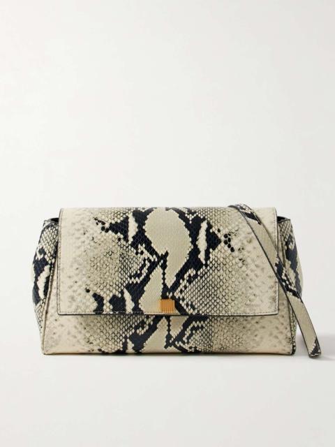 KHAITE Cate snake-effect leather shoulder bag Snake print