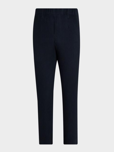 ISSEY MIYAKE Men's Basics Pleated Trousers