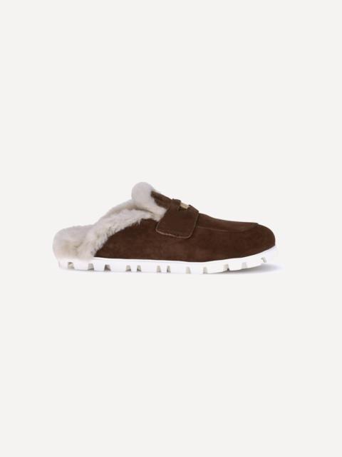 Miu Miu Shearling Mules