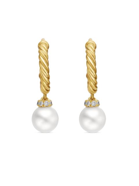 DAVID YURMAN Women's Petite Solari Drop Earrings in 18K Yellow Gold - Gold Pearl