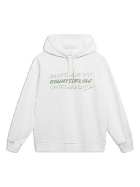 Li-Ning Li-Ning Counterflow Graphic Hoodie 'White' AWDT531-1
