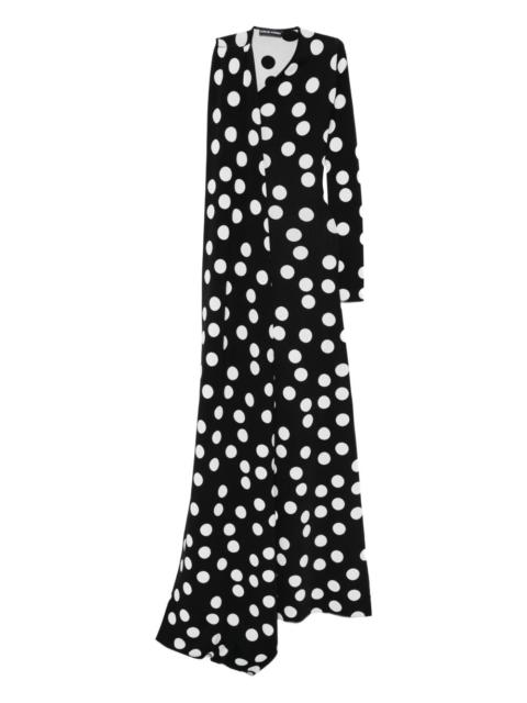 David Koma polka dot maxi dress
