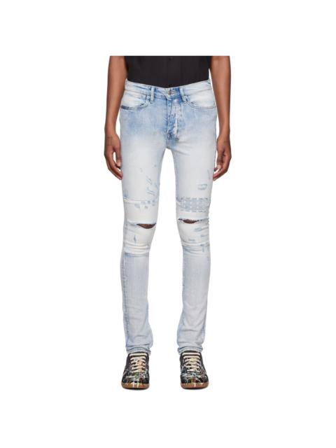 Ksubi Blue Van Winkle 2 Tone Jeans