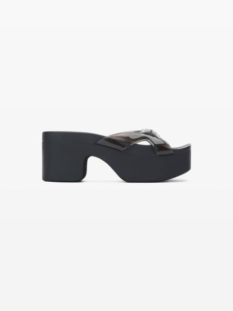 Alexander Wang AW SPORT PLATFORM SLIDE IN THERMOPLASTIC