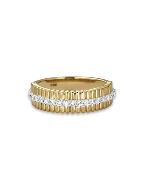 STONE AND STRAND Diamond Pirouette Band