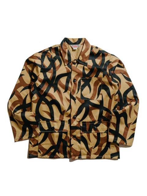 MJ25013 Tribal Camouflage Combat Jacket Beige