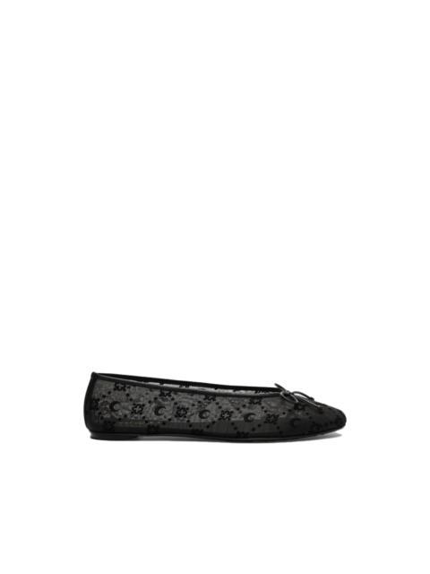 Marine Serre MOONOGRAM MESH FLOCK Marine Serre FLATS