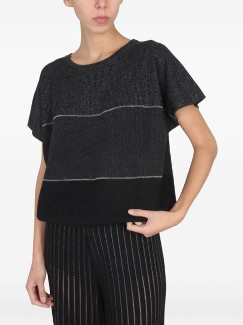 FABIANA FILIPPI striped wool T-shirt