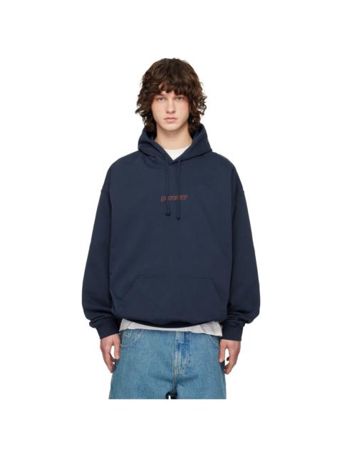 VETEMENTS Navy 'Pornstar' Hoodie
