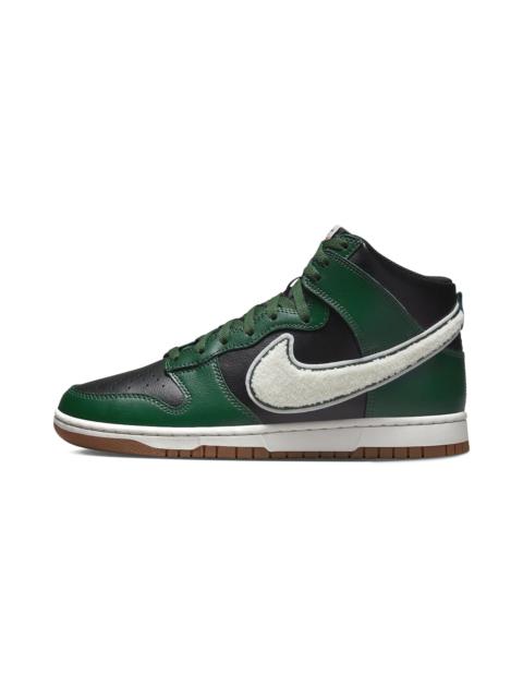 Nike Dunk High "Chenille Swoosh Black Green"