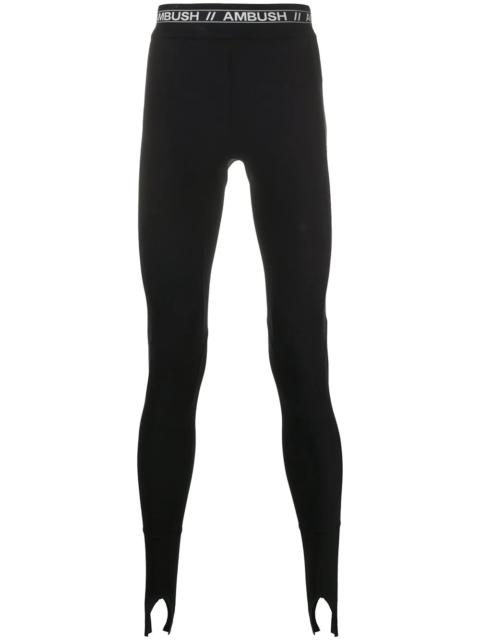 Ambush logo-waistband leggings