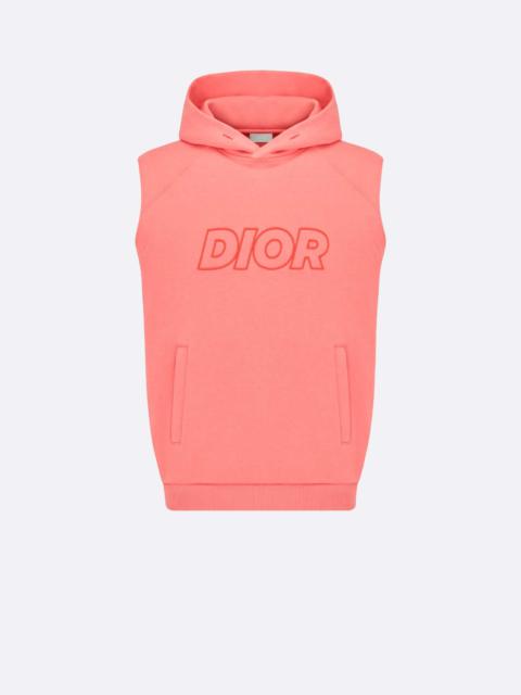 Dior Oversized Sleeveless Hooded Sweatshirt