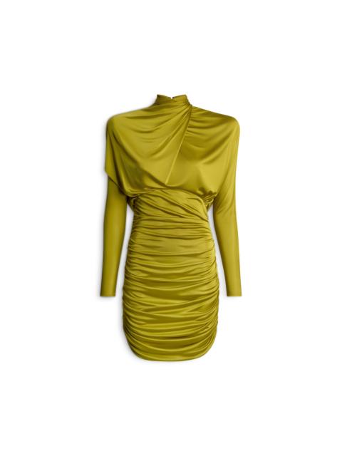 Balmain Draped flowing jersey dress
