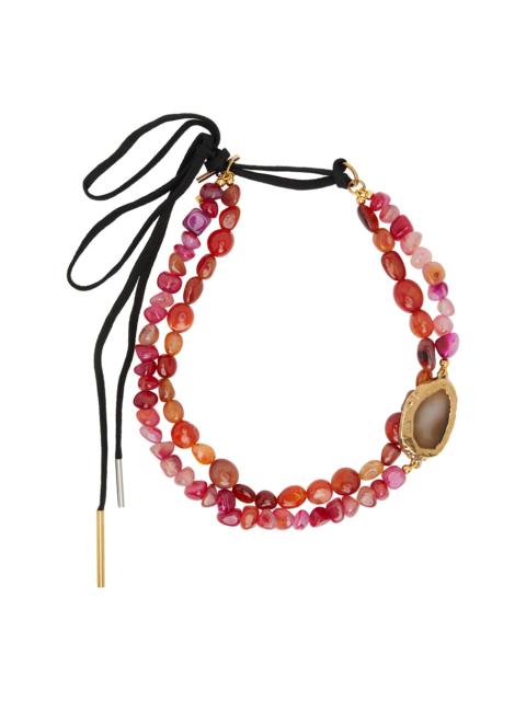 Dries Van Noten Natural Stone Necklace