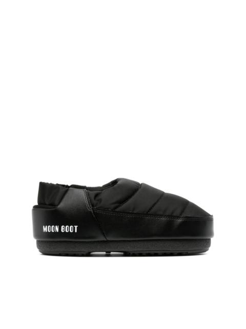 MOON BOOT elasticated band padded slippers