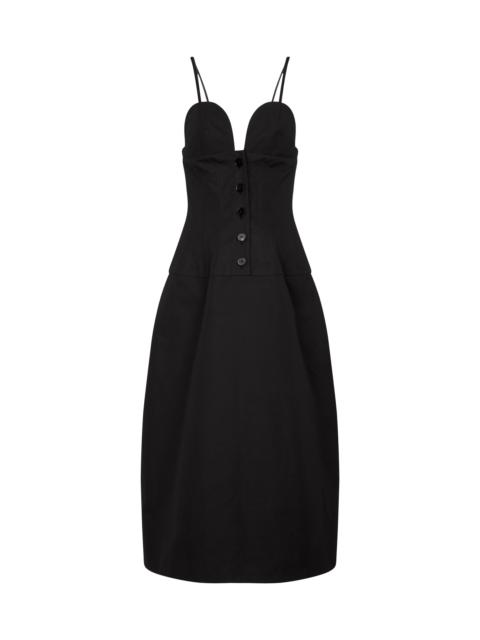 Jil Sander Cotton poplin midi dress
