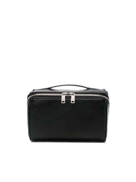 SAINT LAURENT zip top handle clutch bag