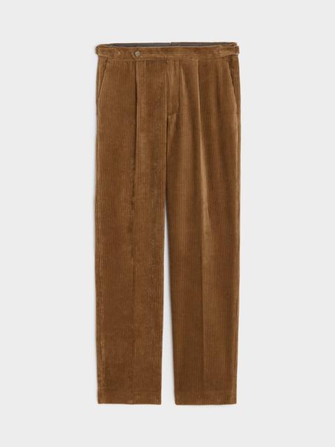 TODD SNYDER Italian Wide Wale Corduroy Side Tab Trouser