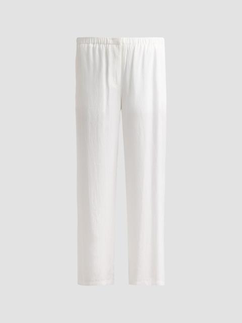 Theory Women's Flowy Silk Twill Pants - Ivory