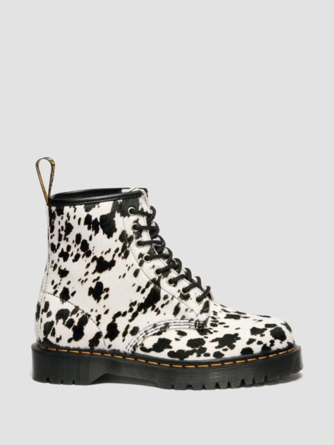 Dr. Martens 1460 Bex Dalmatian Hair On Leather Lace Up Boots