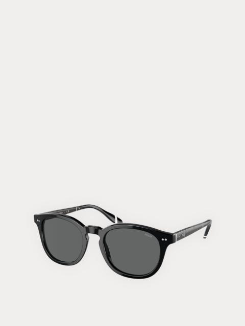 Polo Ralph Lauren Heritage Rowing Stripe Round Sunglasses