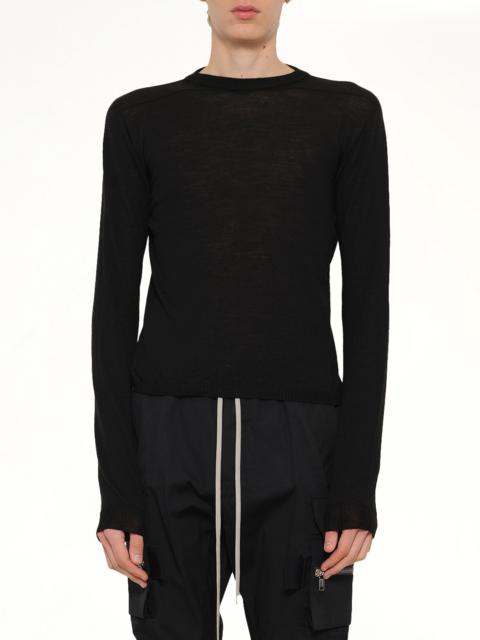 Rick Owens Cropped Biker in Black