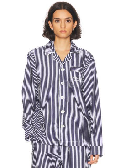 Sporty & Rich X Le Bristol Paris Faubourg Pajama Top