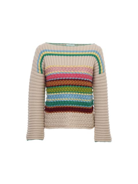 See by Chloé MULTICOLOR STRIPED SWEATER