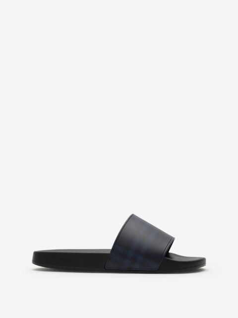 Burberry Check Slides