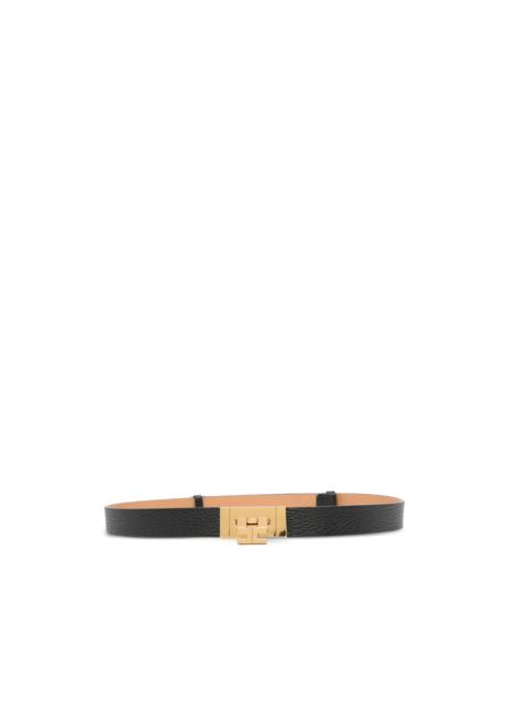ELISABETTA FRANCHI textured buckle belt