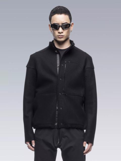 J70-BU Burel® Wool Jacket Black