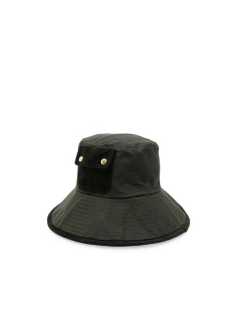 Barbour corduroy-trim bucket hat
