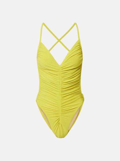 NORMA KAMALI Butterfly Mio ruched swimsuit