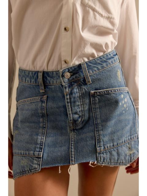 FREE PEOPLE We The Free Dolly Denim Mini Skirt