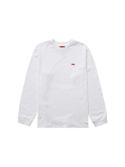 Supreme Supreme Small Box L/S Tee Heather Grey | REVERSIBLE
