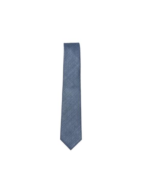 EMPORIO ARMANI textured silk tie