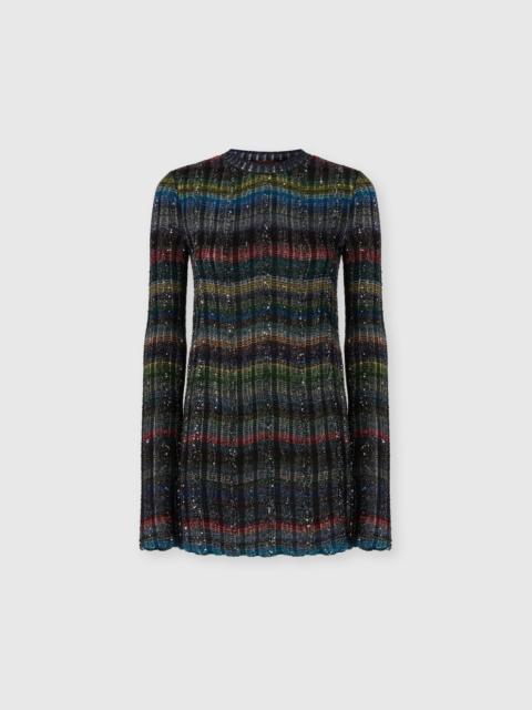Missoni Crew neck sweater with wave pattern