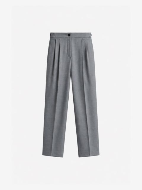 The Frankie Shop Doyer Pleated Trousers - Light Grey