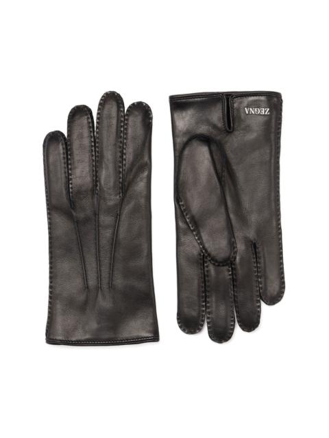 cashmere-lined leather gloves