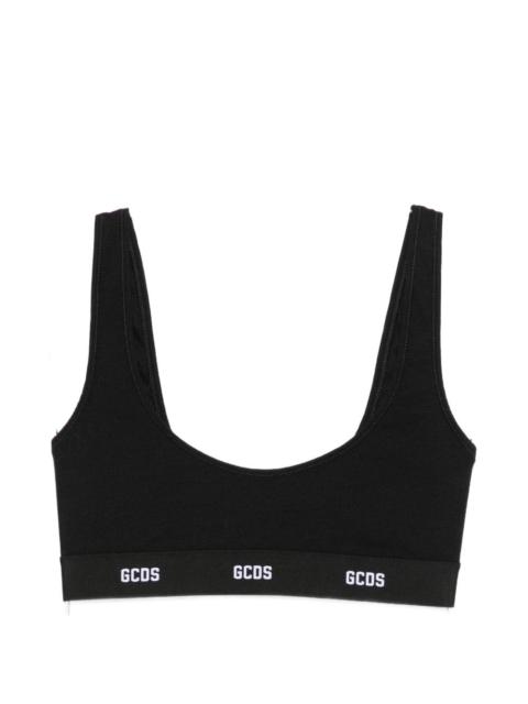 GCDS logo-band bralette