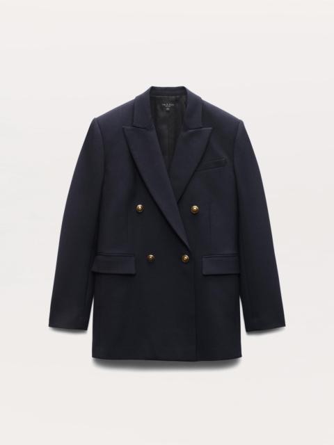 rag & bone Emile Italian Woven Double-Breasted Blazer