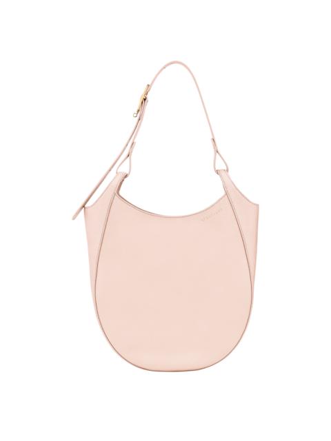 Longchamp Le Foulonné L Hobo bag Cream - Leather