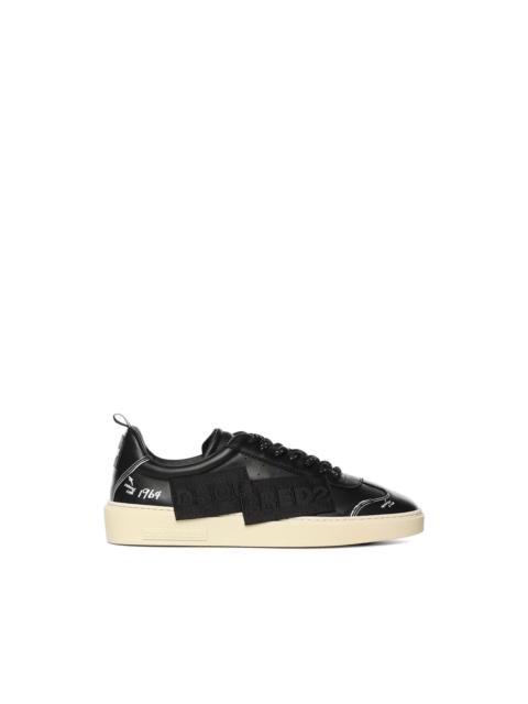 DSQUARED2 Rider lettering-appliqué sneakers