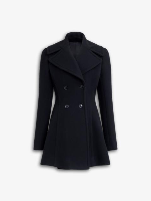 FITTED COAT IN DOUBLE-FACED WOOL