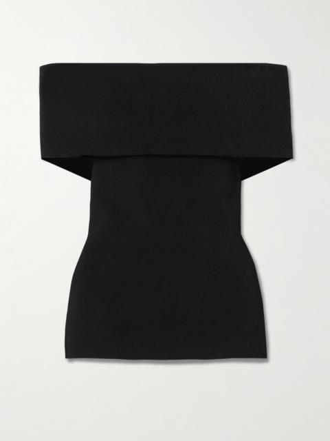 TOTEME Off-the-shoulder Jersey Top