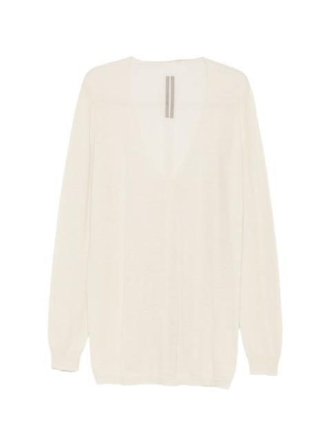 Rick Owens plunging V-neck sweater