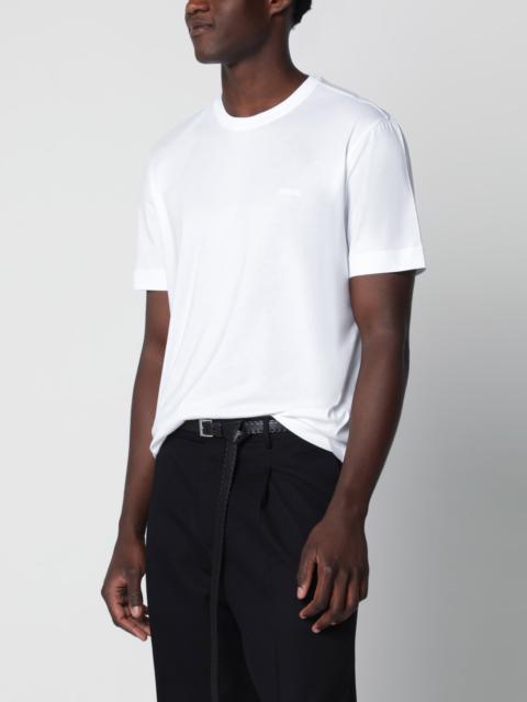 ZEGNA White cotton T-shirt