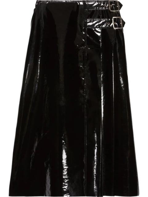 GUCCI high-waisted vinyl skirt