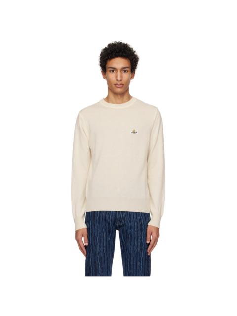 Vivienne Westwood Off-White Embroidered Sweater