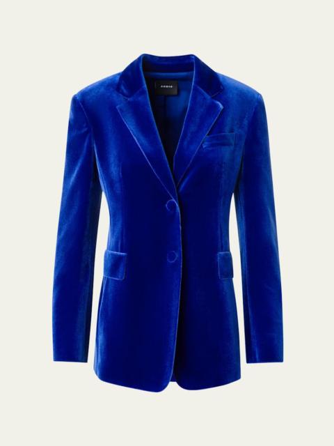 AKRIS Taddeo Velvet Jacket